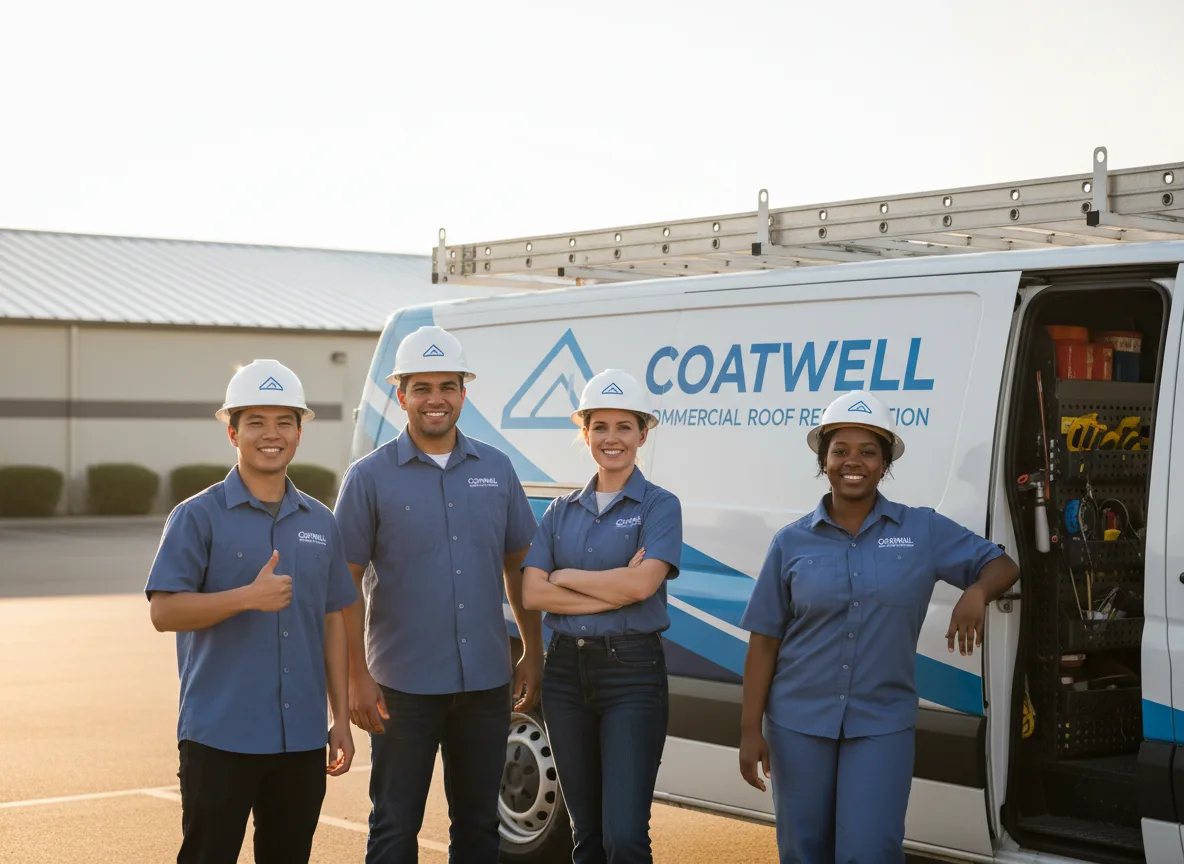 Commercial roof coating company in Carney, OK